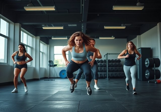 Clase de HIIT Madrid en PlayRilo, gimnasio Madrid